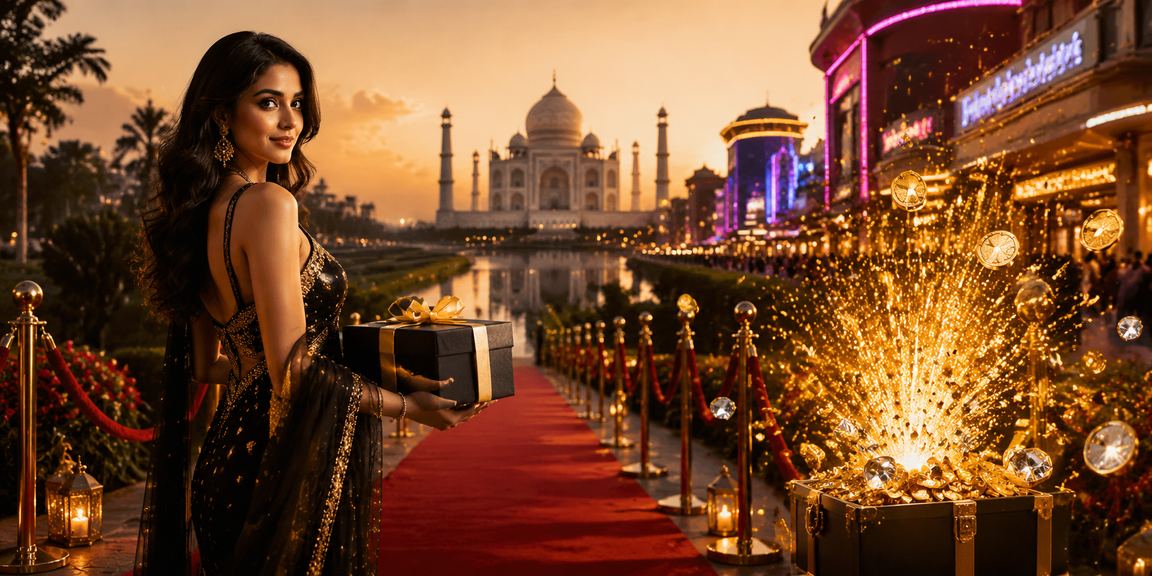 VIP player enjoying exclusive bonus offers in Agra